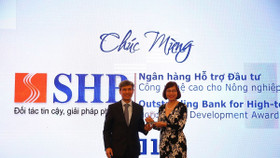 SHB được vinh danh là ngân hàng hỗ trợ đầu tư công nghệ cao cho nông nghiệp sạch