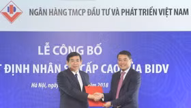 Chủ tịch Phan Đức Tú đại diện 40% vốn nhà nước tại BIDV