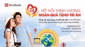 SeABank tri ân khách hàng nhân dịp kỷ niệm 24 năm thành lập