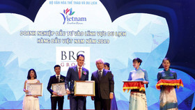 Tập đoàn BRG được vinh danh tại Giải thưởng Du lịch Việt Nam 2019