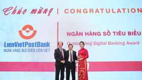 LienvietPostBank được vinh danh giải thưởng ngân hàng số tiêu biểu 2019