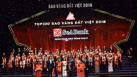 SeAbank nhận giải thưởng Sao Vàng Đất Việt 2018