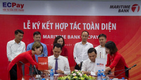 Maritime Bank hợp tác ECPAY thanh toán tiền điện qua mã QR