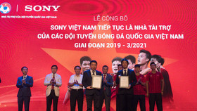 Sony Việt Nam tài trợ Đội tuyển Bóng đá Quốc gia Việt Nam