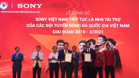 Sony Việt Nam tài trợ Đội tuyển Bóng đá Quốc gia Việt Nam