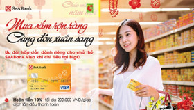 Hoàn tiền 200.000 đồng cho chủ thẻ SeABank mua sắm tại Big C