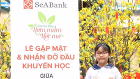 Quỹ khuyến học “Ươm mầm ước mơ" của SeABank tiếp tục hỗ trợ học bổng cho 20 cháu học sinh nghèo hiếu học