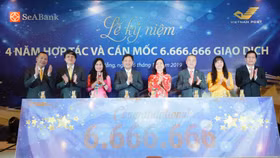 SeABank và VNPost đạt mốc 6.666.666 giao dịch