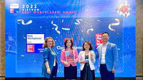 Cisco đứng thứ nhất trong bảng xếp hạng "Nơi làm việc tốt nhất Việt Nam năm 2022"