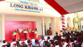 Khánh thành Trường Tiểu học Long Khánh A3 – Điểm trường Cô giáo Nhế do Tập đoàn Novaland tài trợ