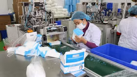 Xuất khẩu khẩu trang y tế trong tháng 8 tăng mạnh, đạt 16,2 triệu chiếc