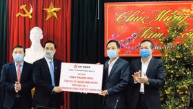 Tập đoàn AIC GROUP tài trợ Thanh Hoá xét nghiệm virus SARS-CoV-2