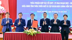 UBND tỉnh Thừa Thiên Huế và Tập đoàn VNPT hợp tác triển khai chuyển đổi số