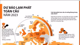Lạm phát toàn cầu sẽ “hạ nhiệt” trong năm 2023?