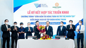 Đại học Quốc gia TP.HCM hợp tác Tập đoàn Hưng Thịnh ươm mầm tài năng toán và trí tuệ nhân tạo