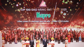 Vững vàng vượt đại dịch, Hapro được vinh danh giải thưởng Sao Vàng Đất Việt năm 2021