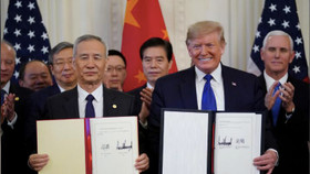 Thoả thuận thương mại Mỹ-Trung giai đoạn I chính thức được ký kết