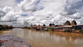 Phải lòng… lò gạch nung Mang Thít