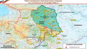 Bộ Quốc phòng Nga thay đổi bản đồ kiểm soát ngừng bắn, tăng lên 23 trạm quan sát ở Nagorno-Karabakh