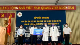 Tập đoàn Novaland trao tặng trang thiết bị y tế trị giá 10 tỷ đồng cho Bệnh viên 115