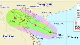 Khả năng xuất hiện bão sau ít giờ tới, hướng vào đất liền Việt Nam