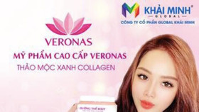 Làn da trắng hồng nhờ Veronas thảo mộc xanh Collagen