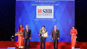 Ngân hàng SHB vào Top 50 Doanh nghiệp thịnh vượng xuất sắc Việt Nam 2017