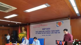 Phát động Giải thưởng toàn quốc về thông tin đối ngoại lần thứ VII