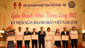 Hiệp hội Doanh nghiệp TP. Hà Nội tôn vinh doanh nghiệp - doanh nhân tiêu biểu Thủ đô