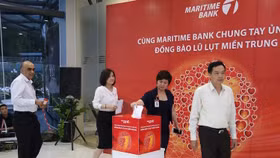 Maritime Bank chung tay ủng hộ đồng bào miền Trung