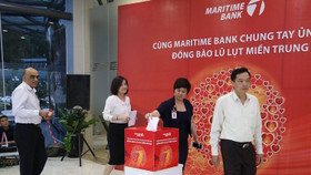 Maritime Bank chung tay ủng hộ đồng bào miền Trung