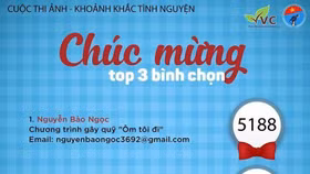 "Ôm tôi đi" lên ngôi tại cuộc thi ảnh, liên hoan tiếng hát thanh niên tình nguyện toàn quốc 2016