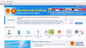 33 thủ tục hành chính đã được đưa lên Cơ chế một cửa quốc gia