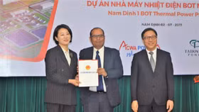 Nam Định trao giấy chứng nhận đầu tư BOT nhiệt điện 2 tỷ USD