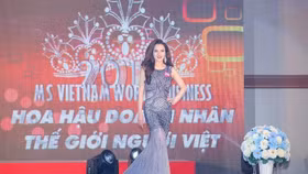 Nữ doanh nhân Ngọc Châm đăng quang Á hậu 1 cuộc thi Hoa hậu doanh nhân thế giới người Việt 2016