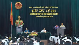 Thủ tướng Nguyễn Xuân Phúc tiếp xúc cử tri Hải Phòng: Dân thông thì mọi việc đều thông