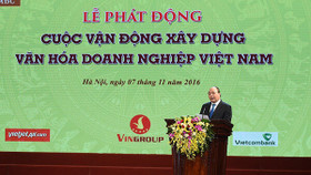 Thủ tướng Nguyễn Xuân Phúc: Văn hóa doanh nghiệp là hình ảnh quốc gia