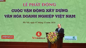 Thủ tướng Nguyễn Xuân Phúc: Văn hóa doanh nghiệp là hình ảnh quốc gia
