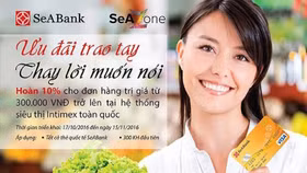 Ưu đãi giảm 10% cho chủ thẻ SeABank