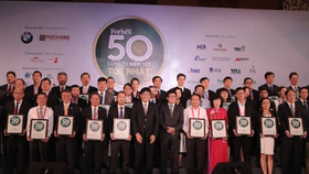 Forbes Việt Nam vinh danh “50 công ty niêm yết tốt nhất” năm 2016