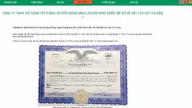 Đại gia Việt mua ngân hàng lâu đời nhất Mỹ