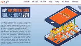 Giảm giá sốc trong ngày mua sắm Online Friday 2016