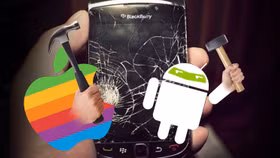 Thị phần của BlackBerry trên thị trường điện thoại chính thức về 0%
