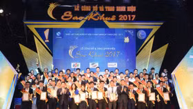 64 sản phẩm và dịch vụ xuất sắc nhận Danh hiệu Sao Khuê 2017
