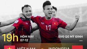 Trực tiếp AFF CUP 2016: Bán kết lượt về Việt Nam vs Indonesia