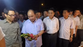 Thủ tướng bất ngờ "vi hành" chợ Long Biên, ruộng rau sạch Hà Nội