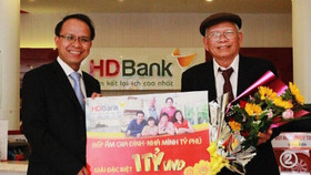 Gửi tiền tại HDBank, rước Lộc vàng SJC