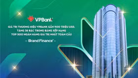 Giá trị thương hiệu VPBank đạt gần 900 triệu USD