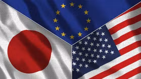 Hoa Kỳ, Nhật bản, EU gặp gỡ trước thềm ký kết thoả thuận thương mại Mỹ-Trung