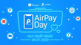 Nhiều ưu đãi khủng khi mua sắm trên Shopee trong Ngày hội AirPay Day